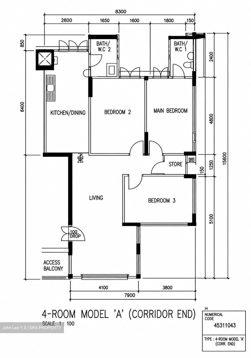 Blk 538 Jurong West Avenue 1 (Jurong West), HDB 4 Rooms #621172421